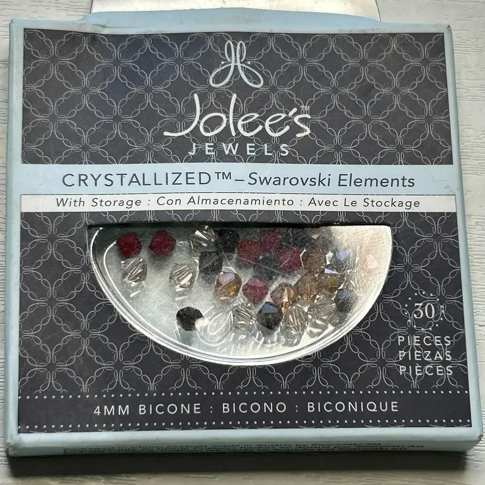 EK Success Jolee's Swarovski Crystal Bead Mix Lot NOS